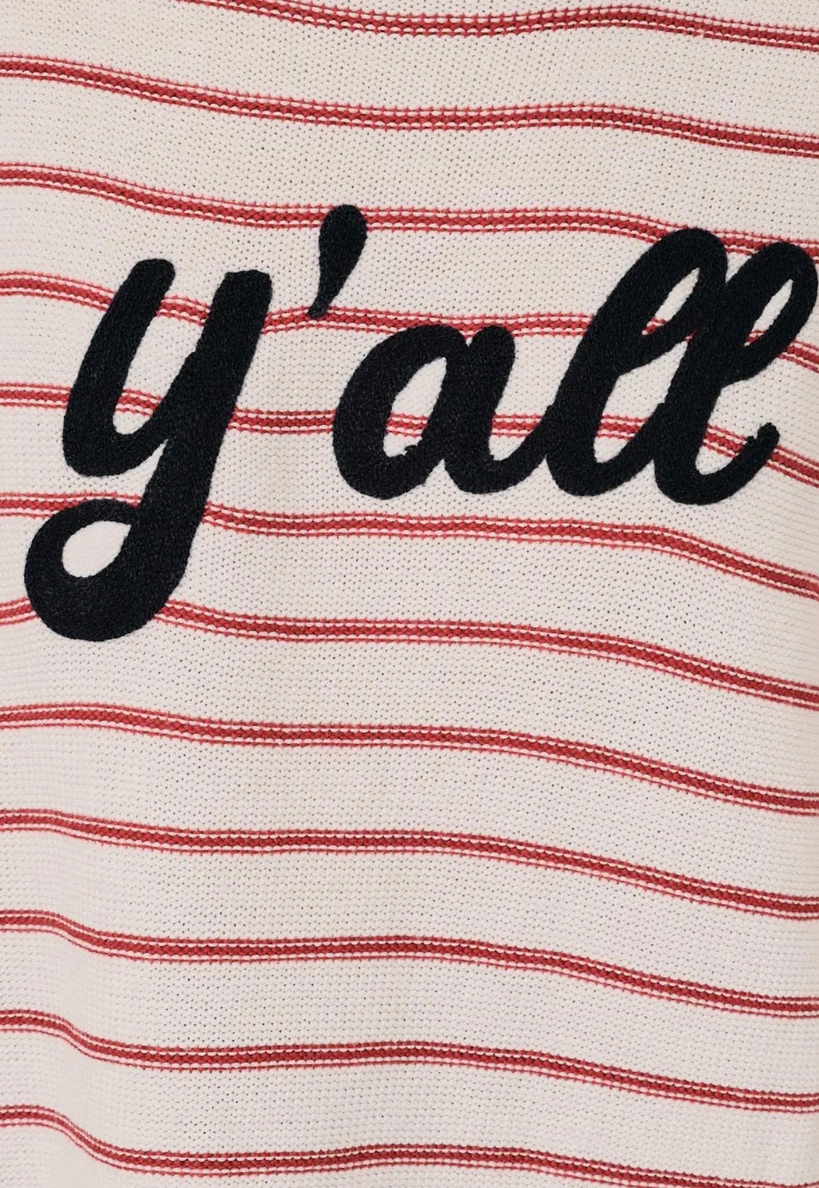 Ya’ll Striped Sweater