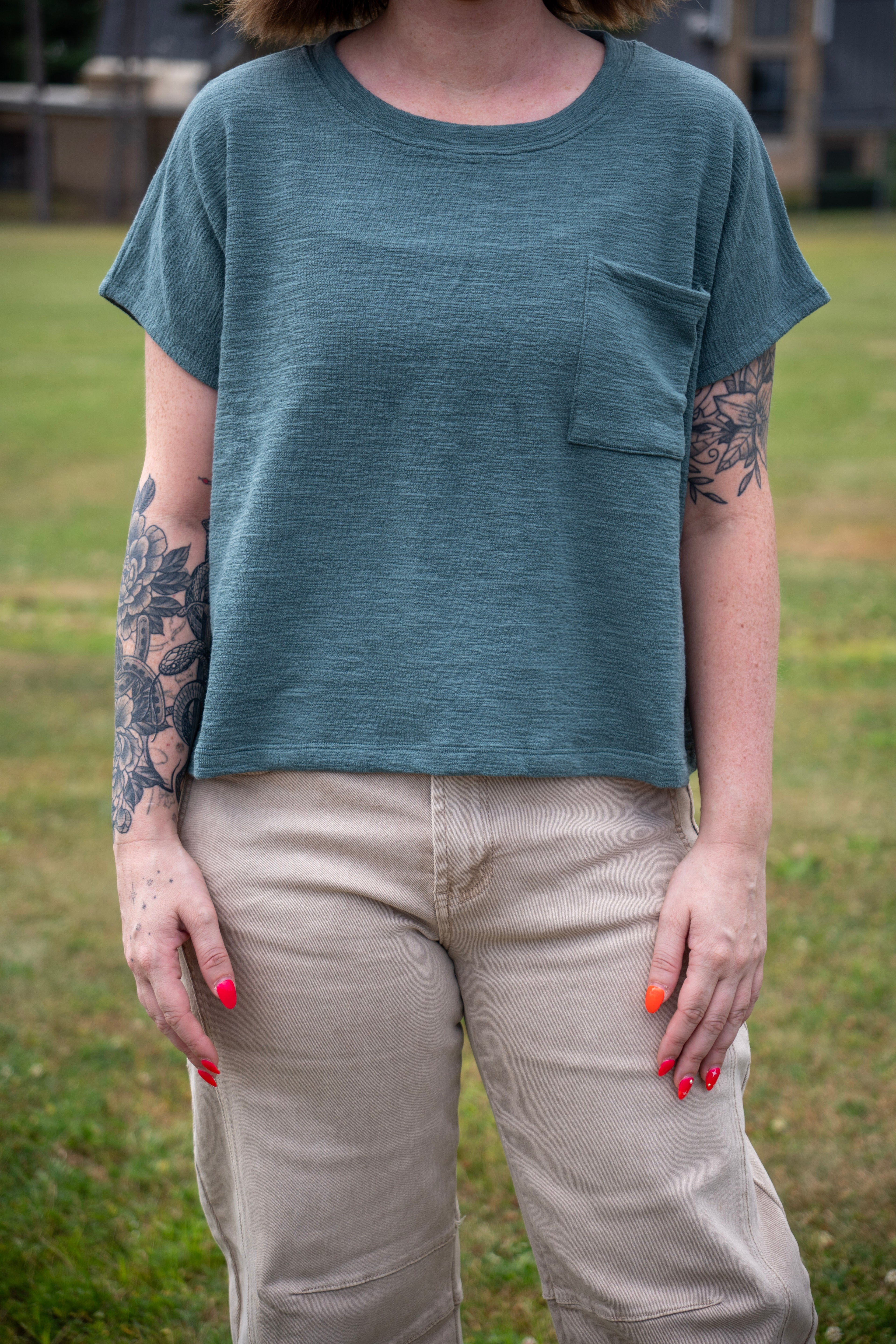 Cotton Slub Relaxed Fit T-shirt