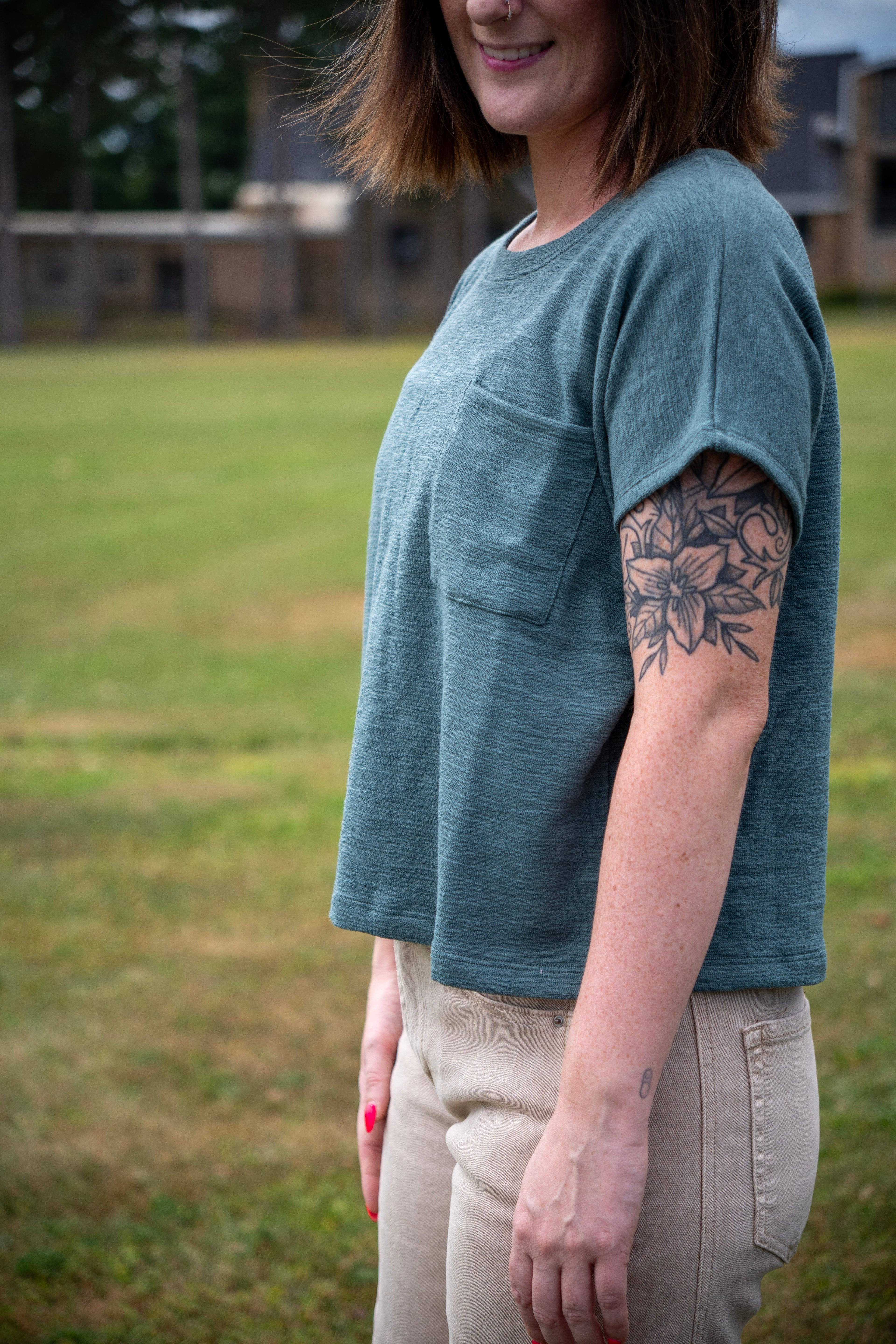 Cotton Slub Relaxed Fit T-shirt