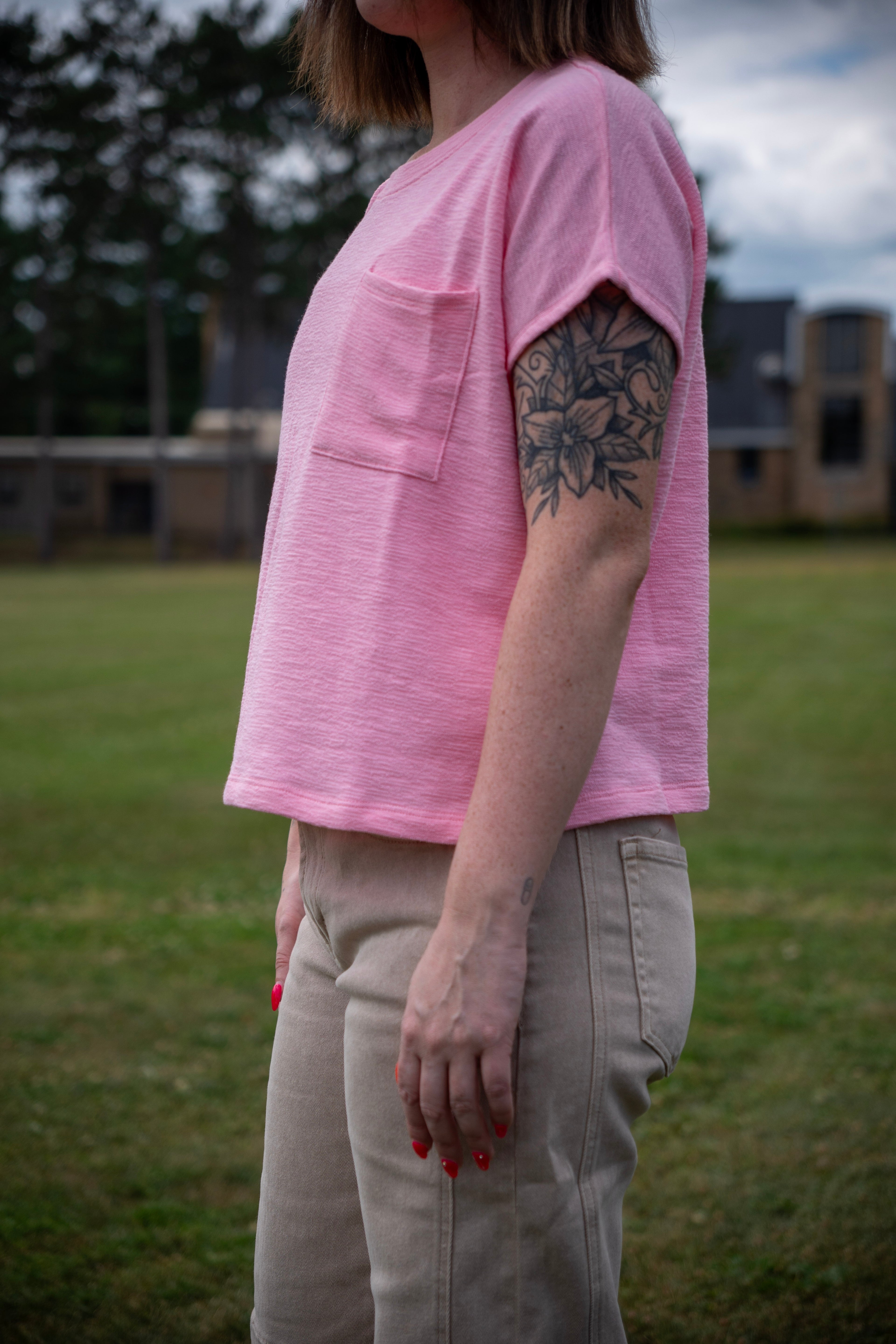 Cotton Slub Relaxed Fit T-shirt