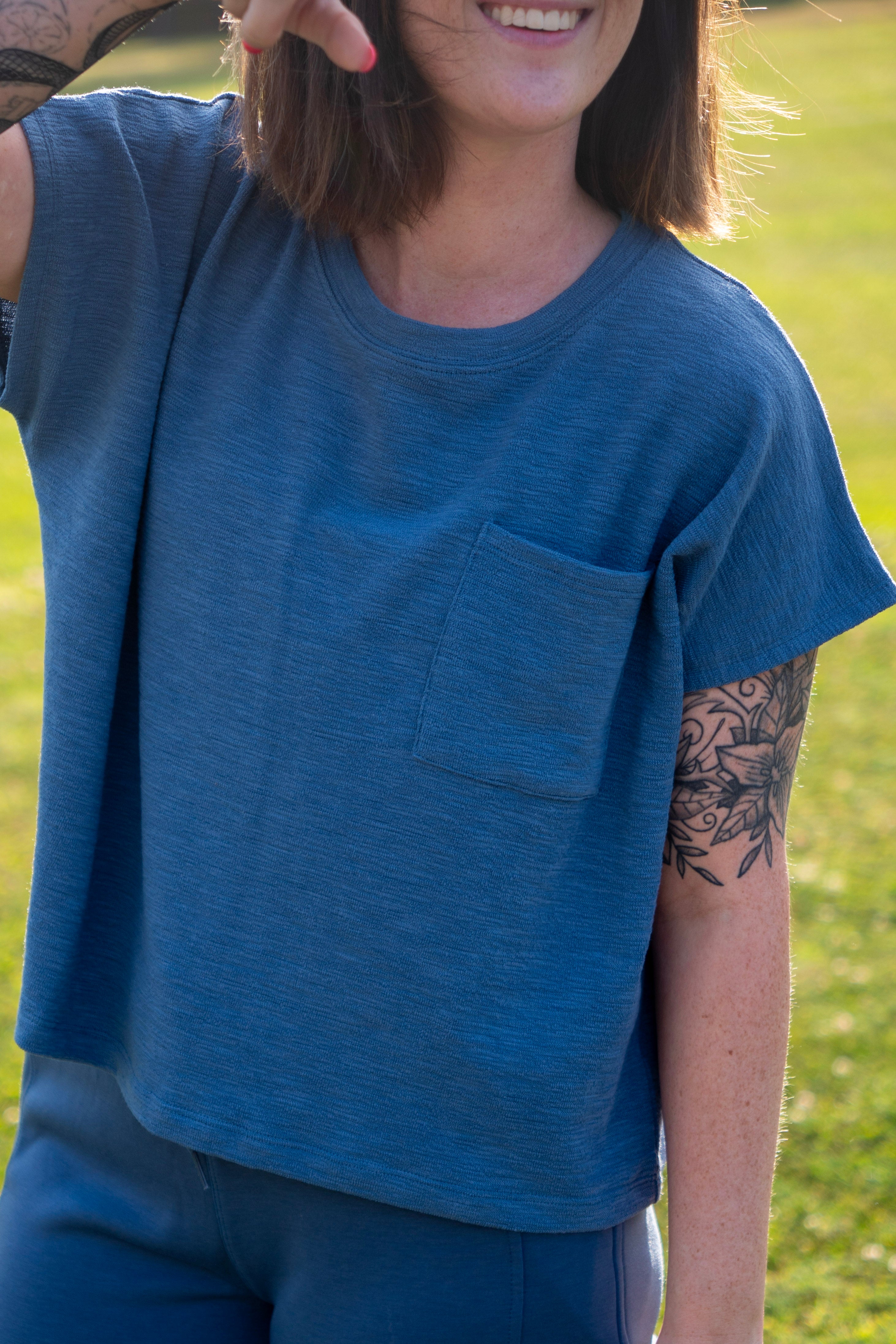 Cotton Slub Relaxed Fit T-shirt