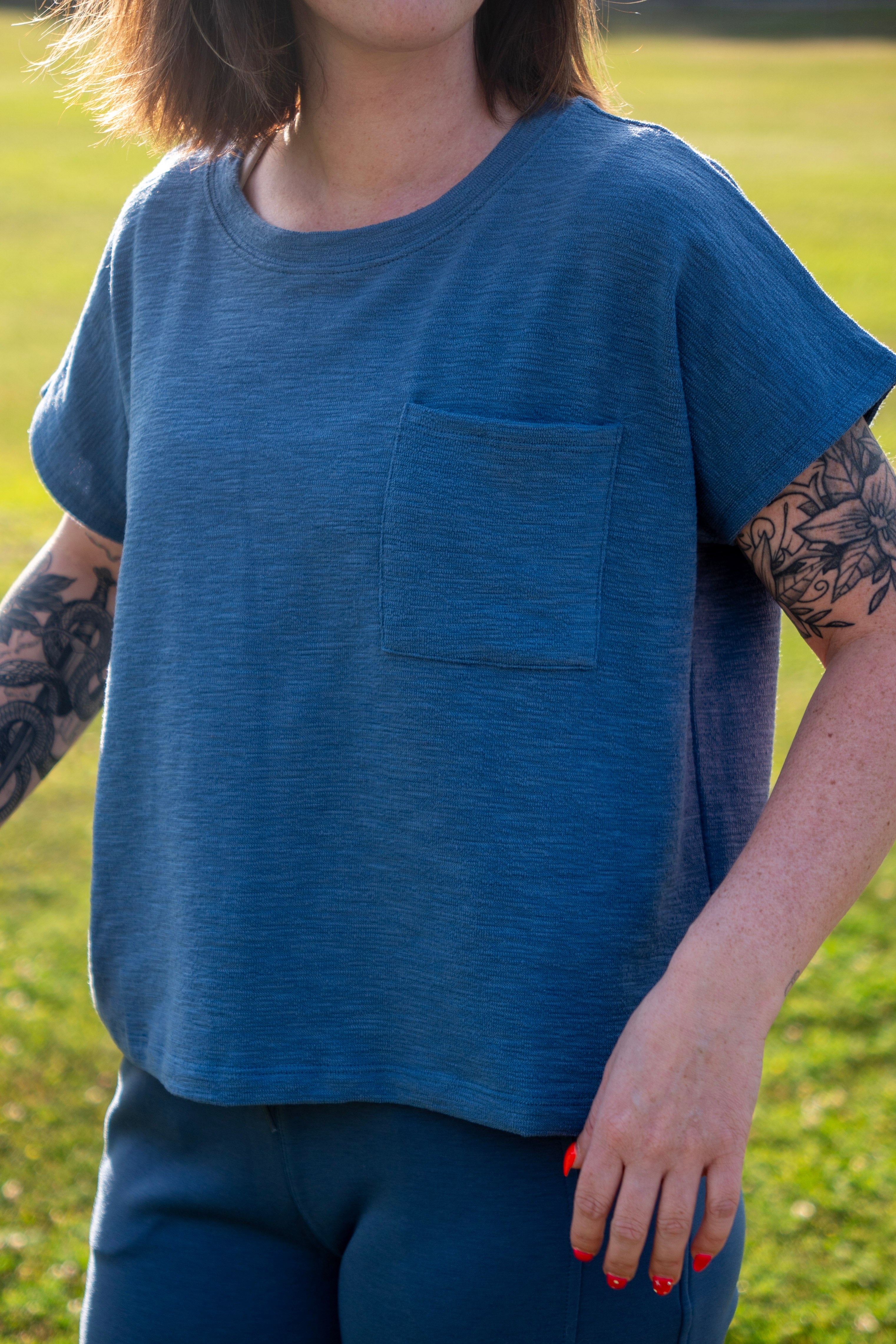 Cotton Slub Relaxed Fit T-shirt