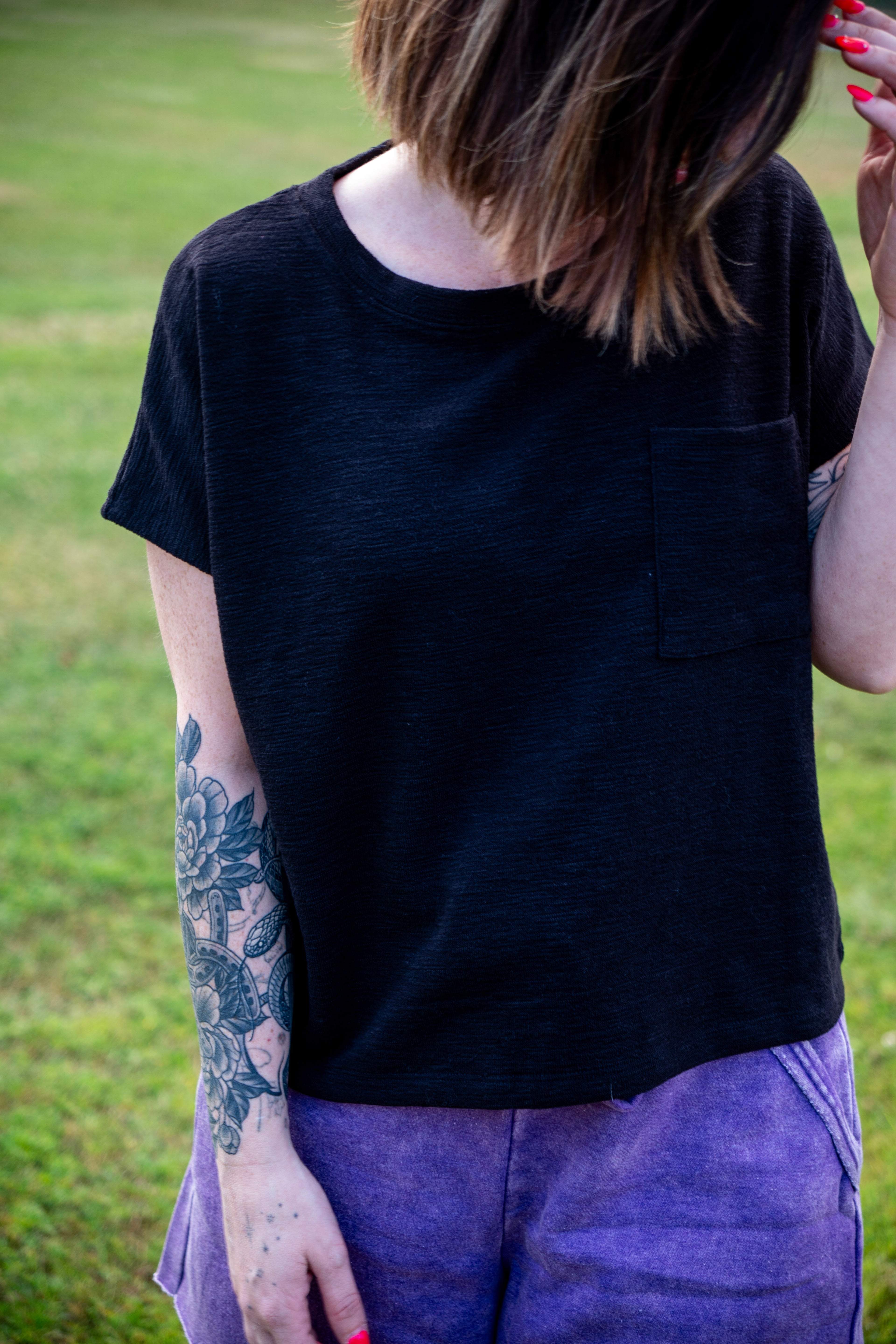 Cotton Slub Relaxed Fit T-shirt