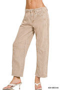 Barrel Leg Colored Denim