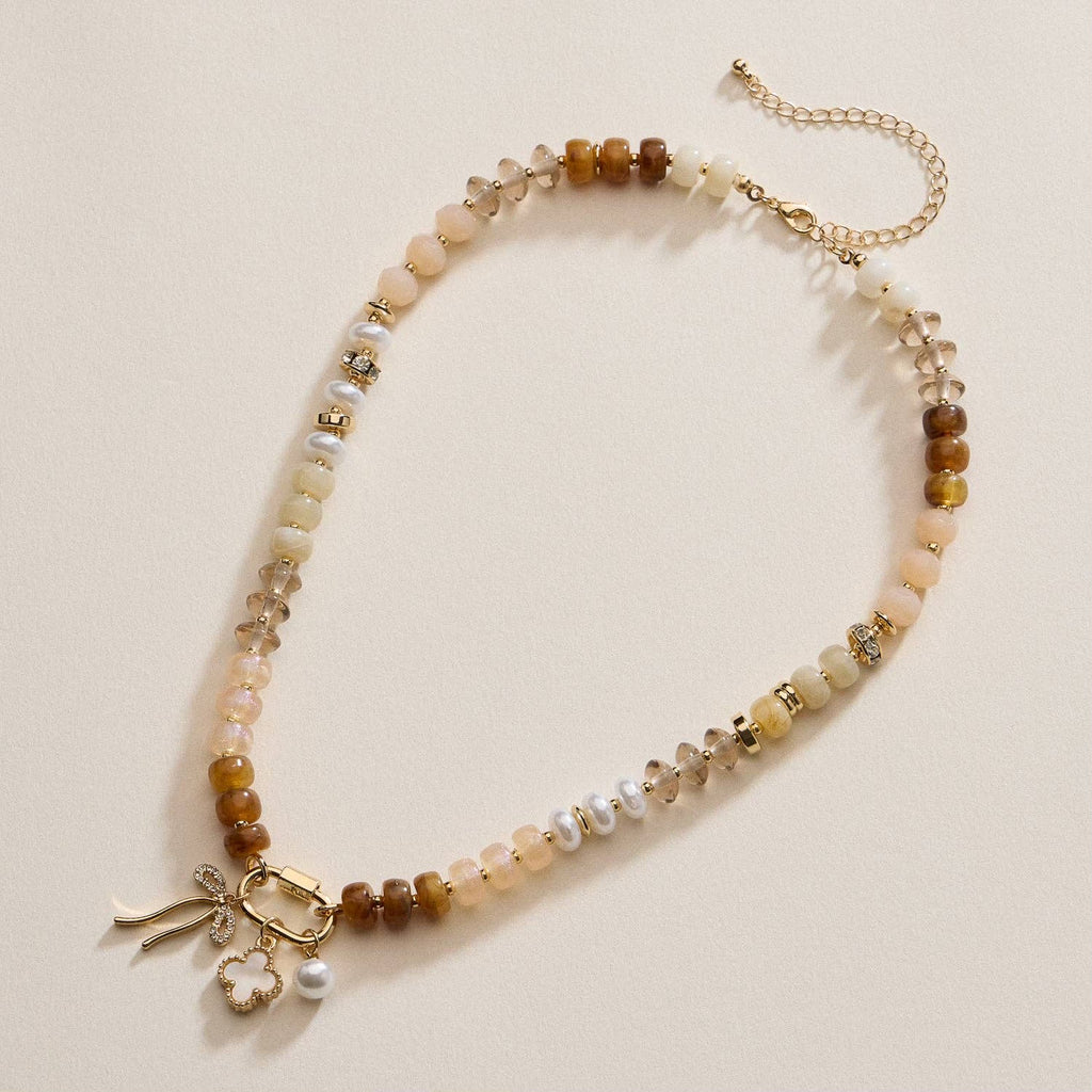 Charm Trio Beaded Necklace