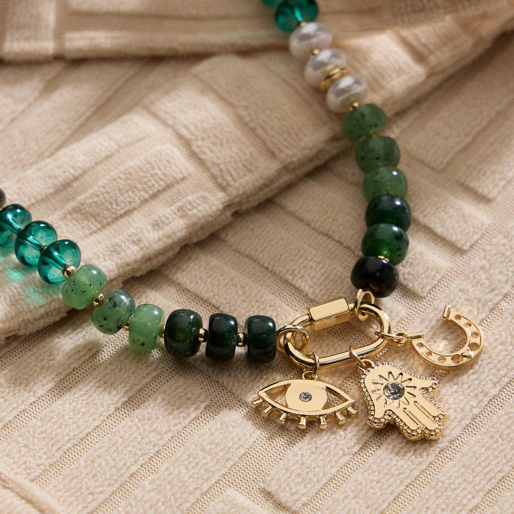 Charm Trio Beaded Necklace